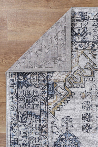 Palletto Taicang Blue & Grey Traditional Soft Rug