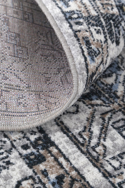 Palletto Taicang Blue & Grey Traditional Soft Rug