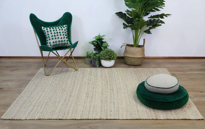 Frescura Natural Jute Flatweave Rug