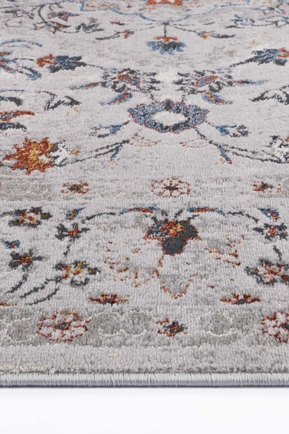 Motifera Ava Ivory & Red Traditional Rug