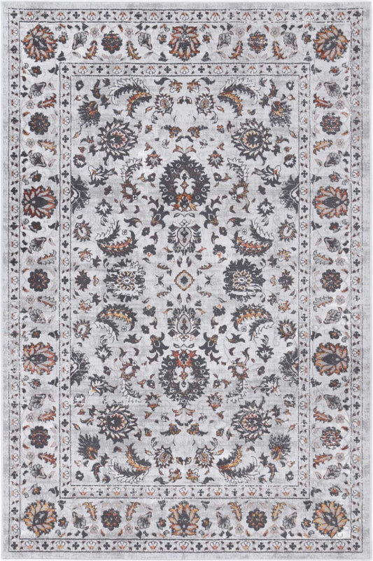Motifera Edward Ivory & Red Traditional Rug