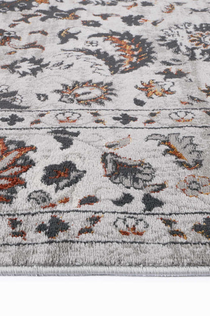 Motifera Edward Ivory & Red Traditional Rug