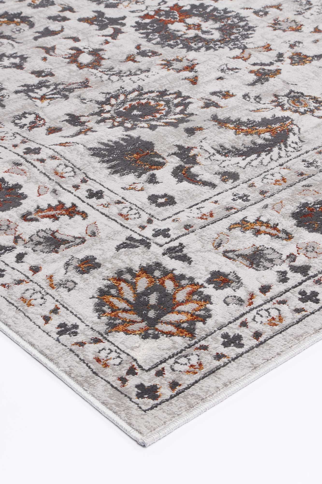 Motifera Edward Ivory & Red Traditional Rug