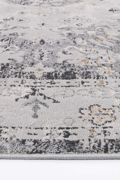 Motifera Alexander Grey & Yellow Traditional Rug
