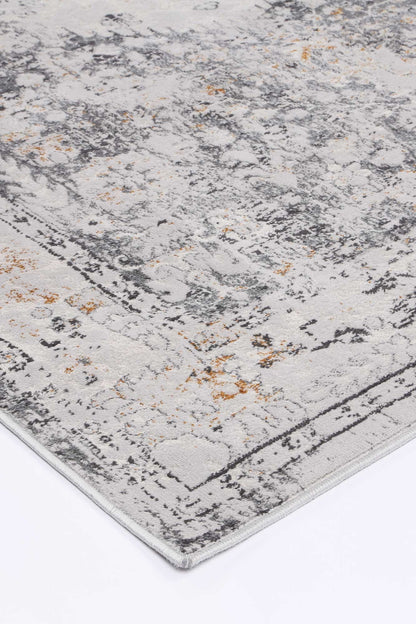 Motifera Alexander Grey & Yellow Traditional Rug