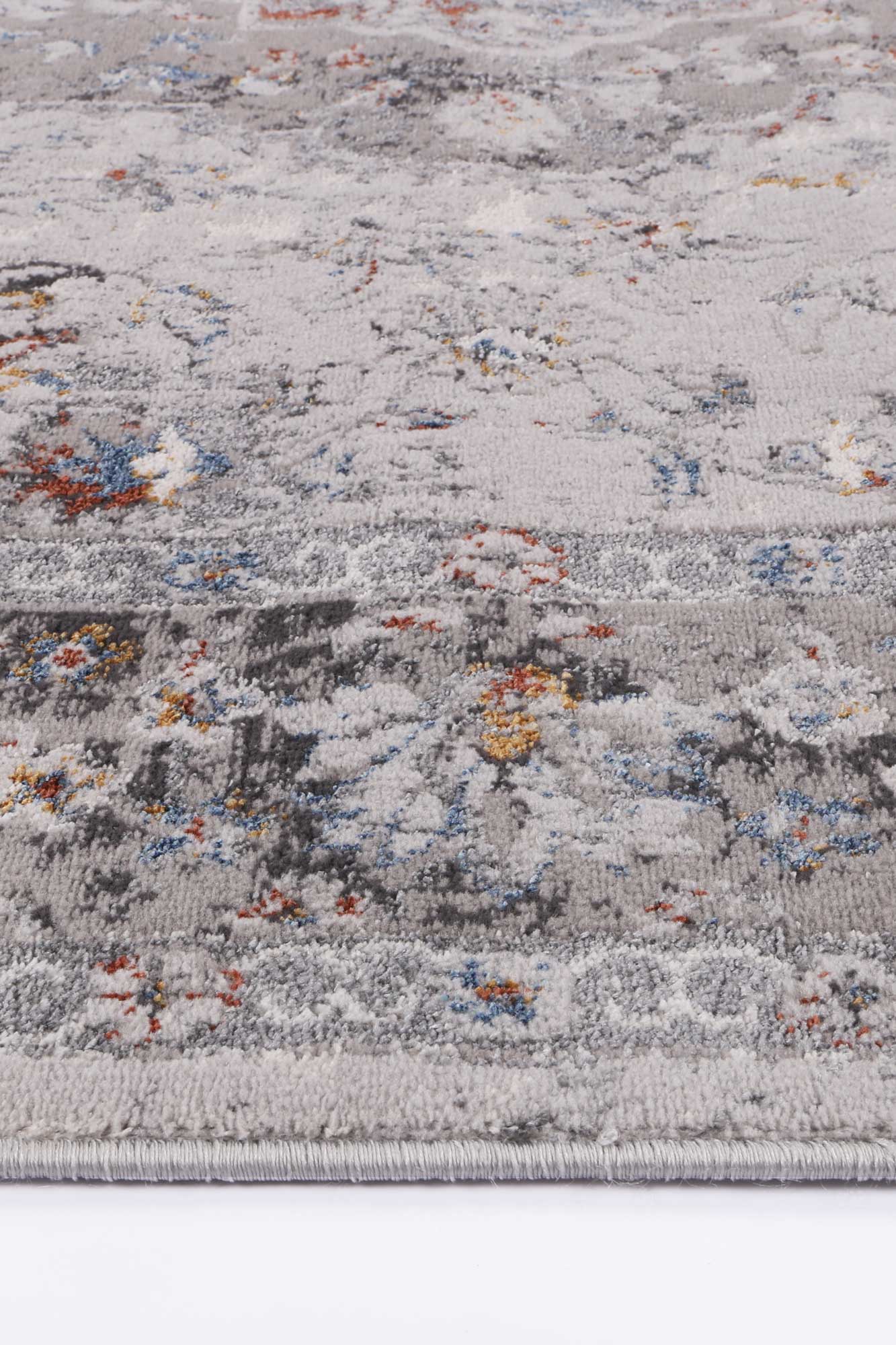 Motifera Ava Ivory & Blue Traditional Rug