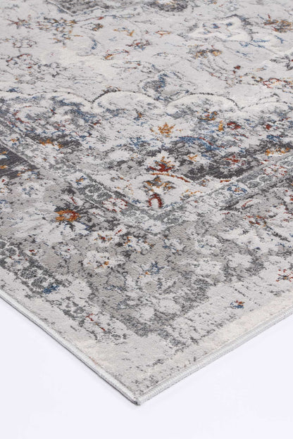 Motifera Ava Ivory & Blue Traditional Rug