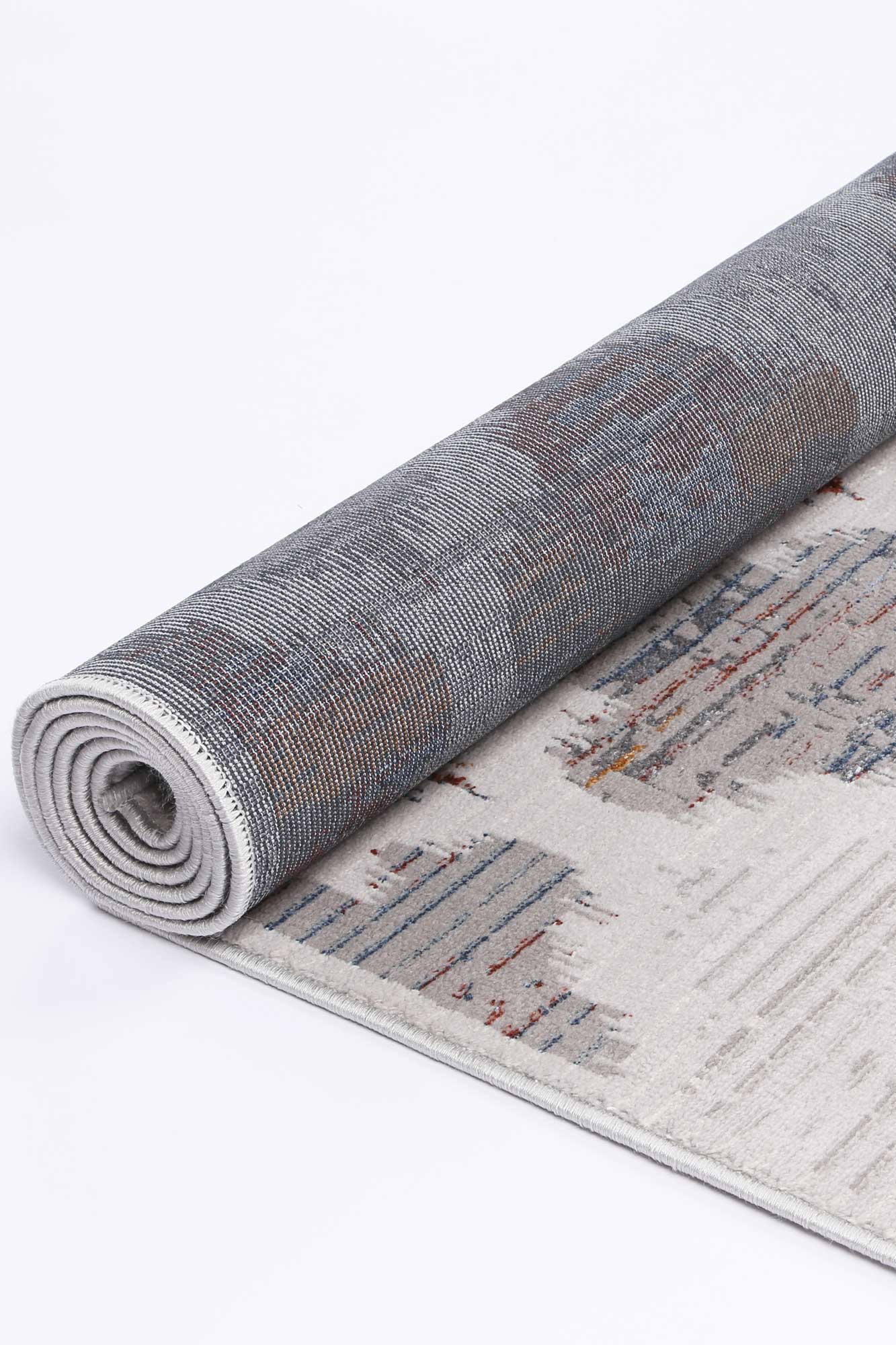 Motifera Isabella Grey & Multi Geometric Rug