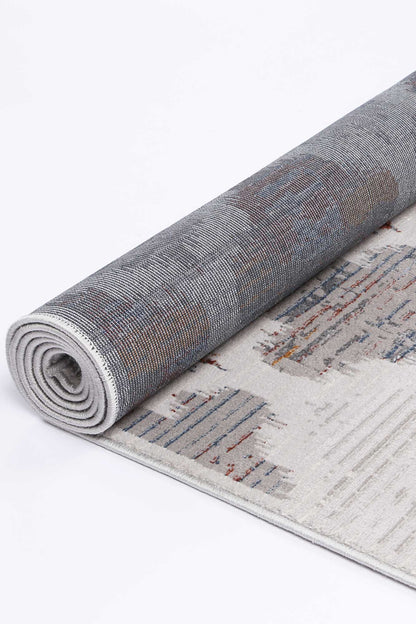 Motifera Isabella Grey & Multi Geometric Rug