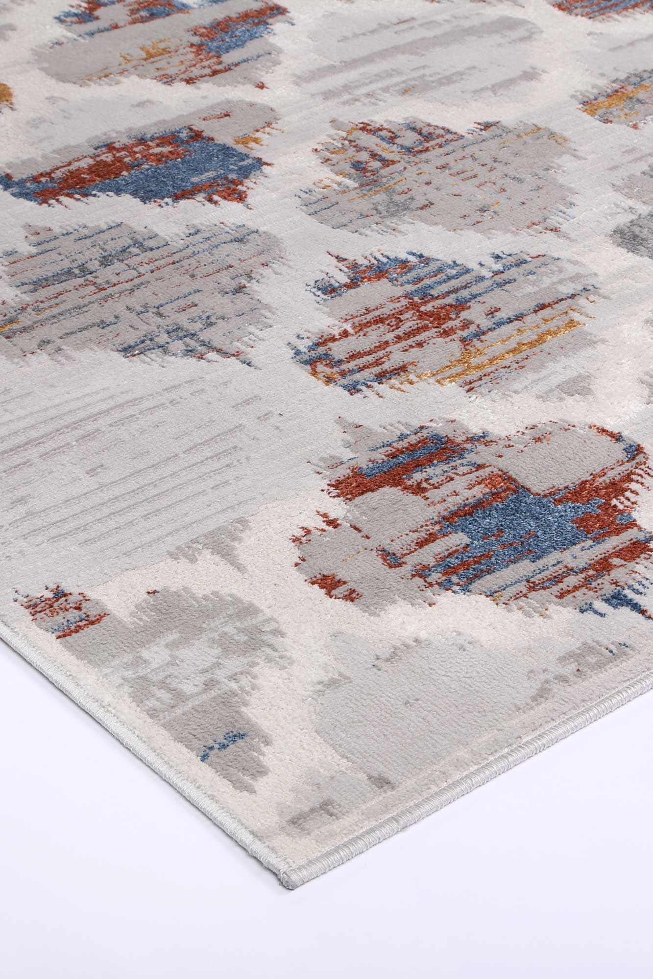 Motifera Isabella Grey & Multi Geometric Rug