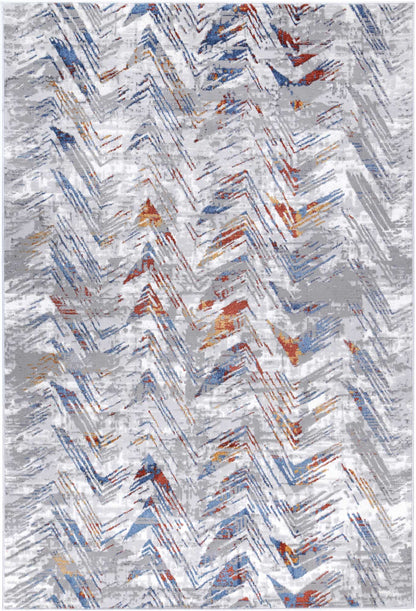 Motifera Oskar Grey & Multi Geometric Rug