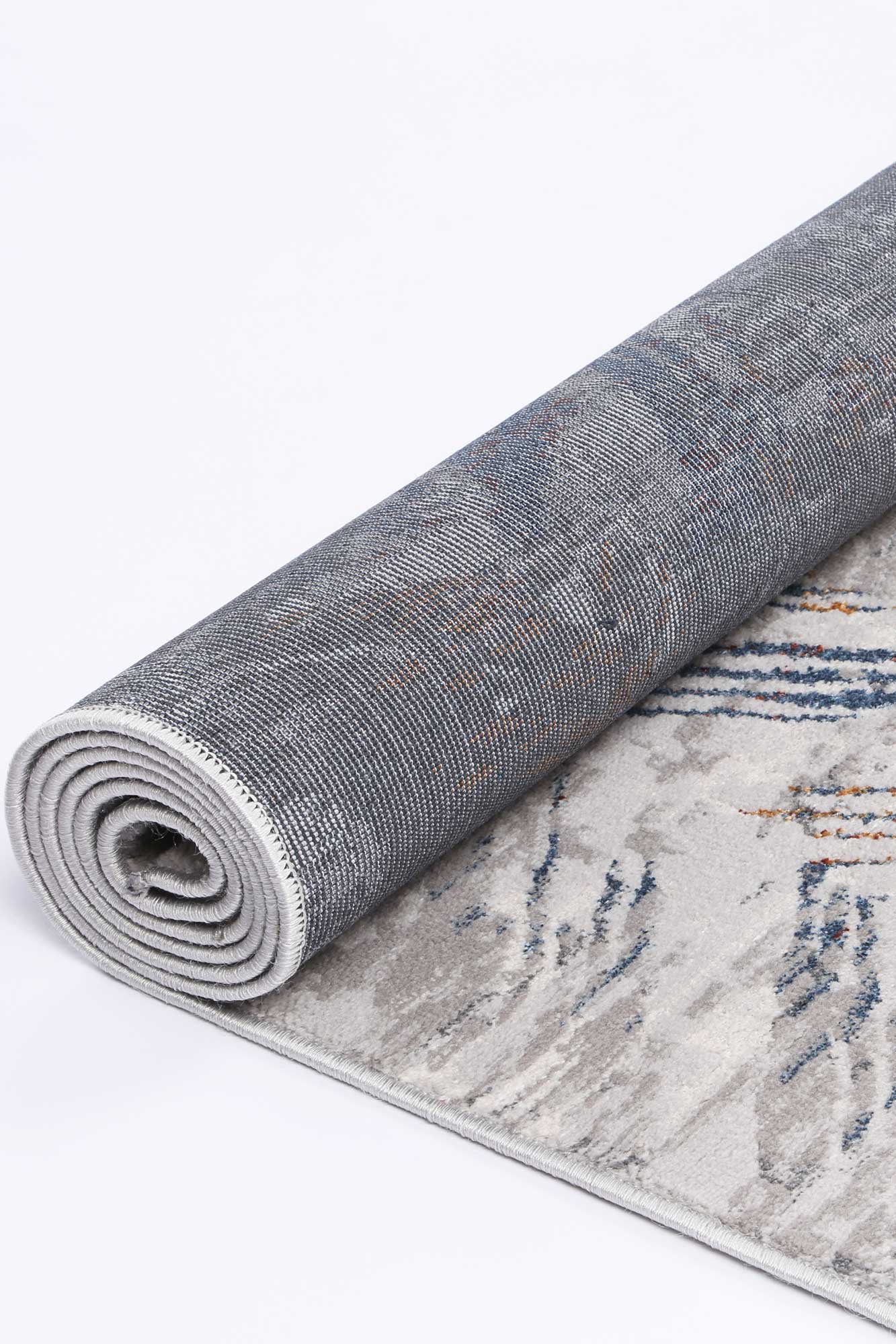 Motifera Oskar Grey & Multi Geometric Rug
