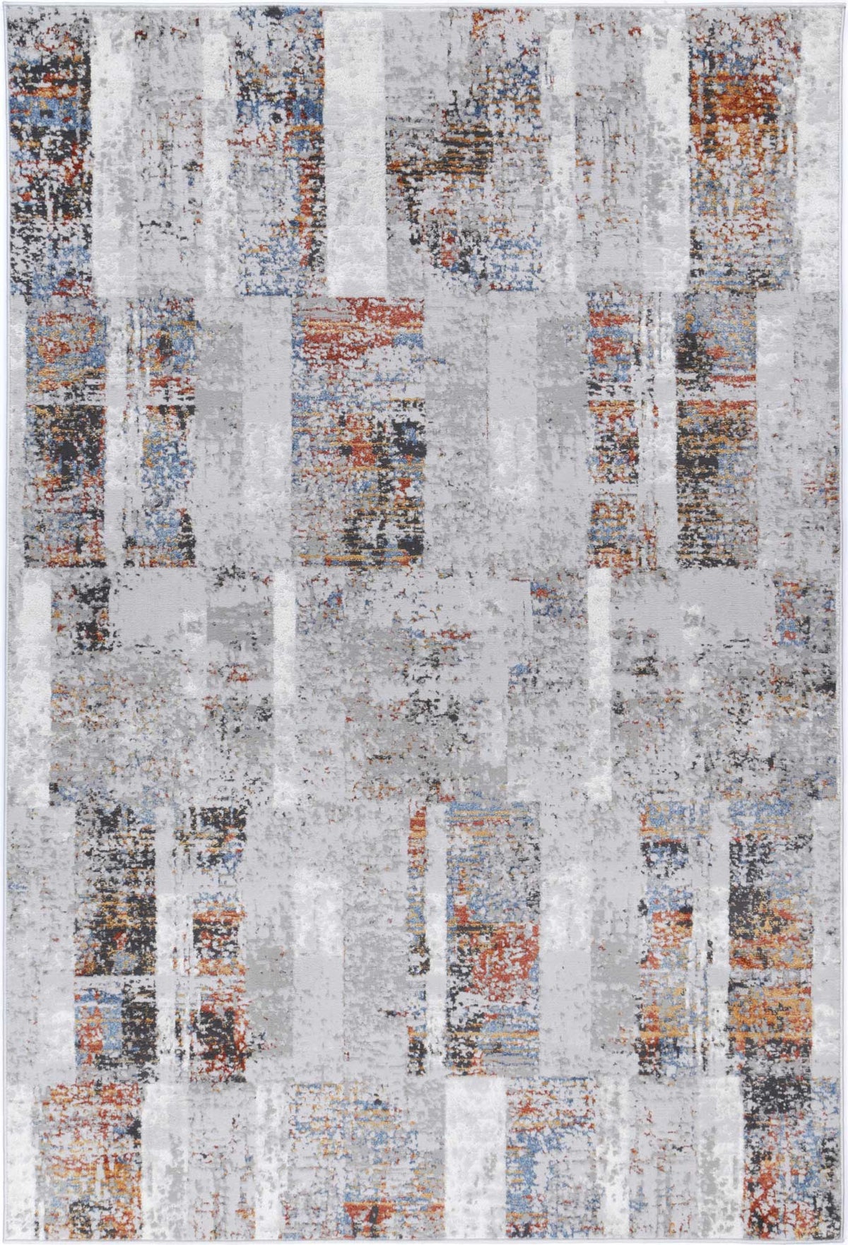 Motifera Herman Grey & Multi Abstract Rug