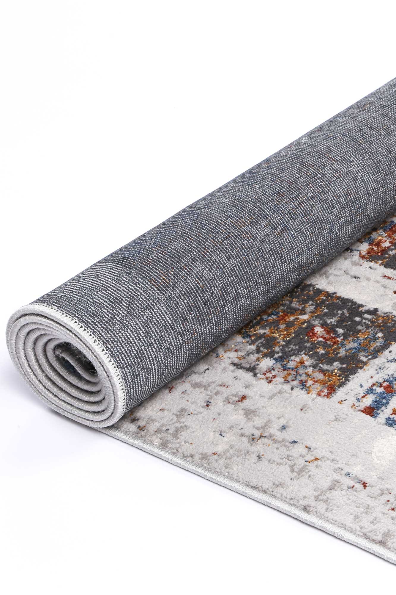Motifera Herman Grey & Multi Abstract Rug