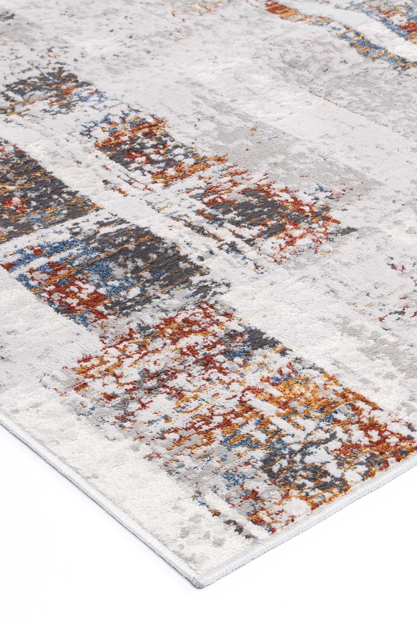 Motifera Herman Grey & Multi Abstract Rug