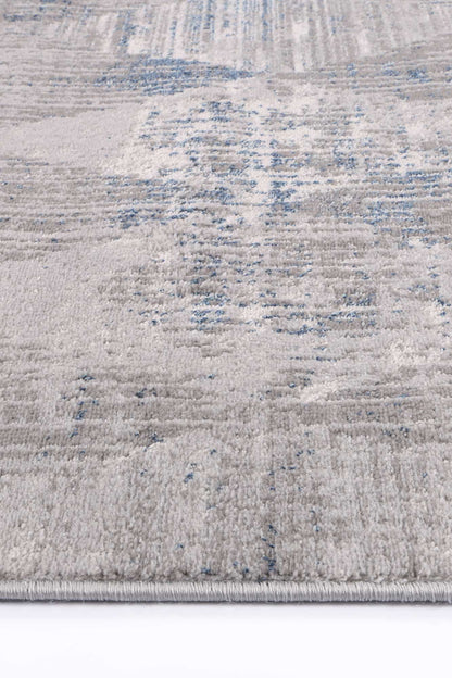 Motifera Harlequinn Grey & Blue Geometric Rug