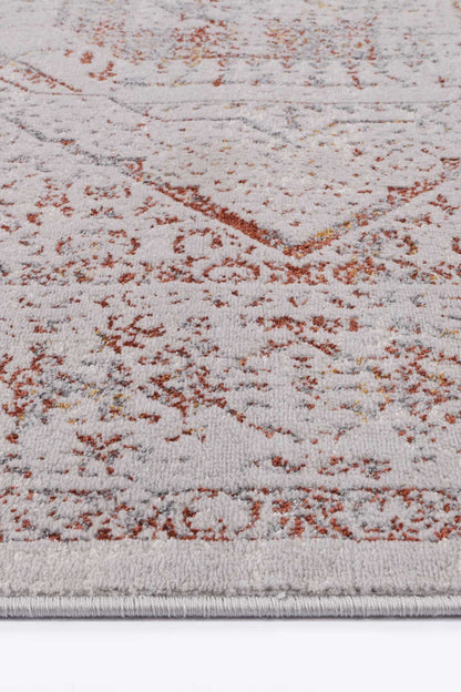 Motifera Luna Cream & Red Traditional Rug