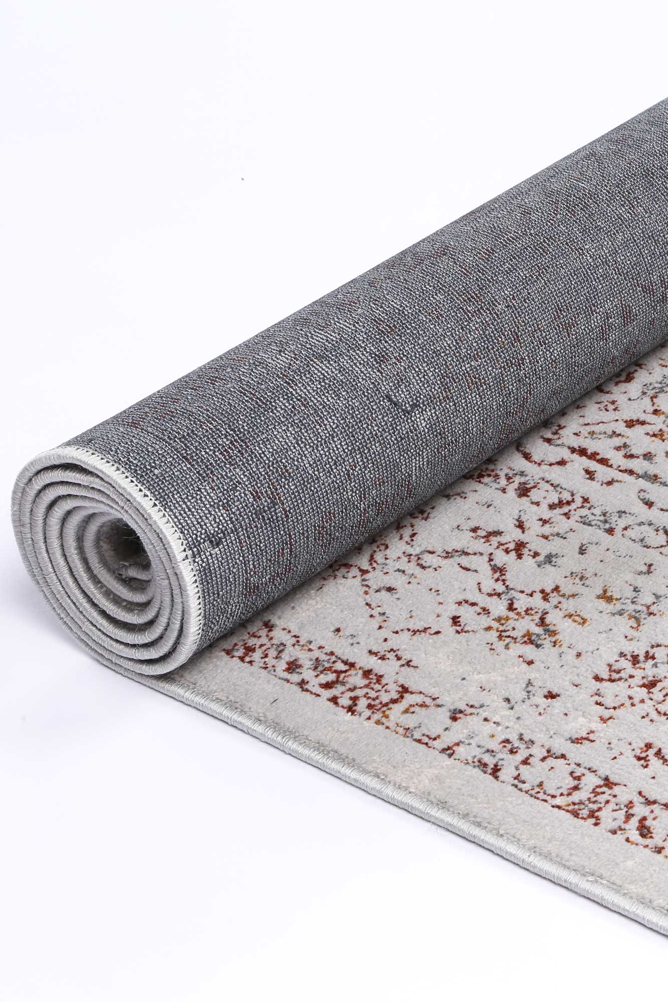 Motifera Luna Cream & Red Traditional Rug