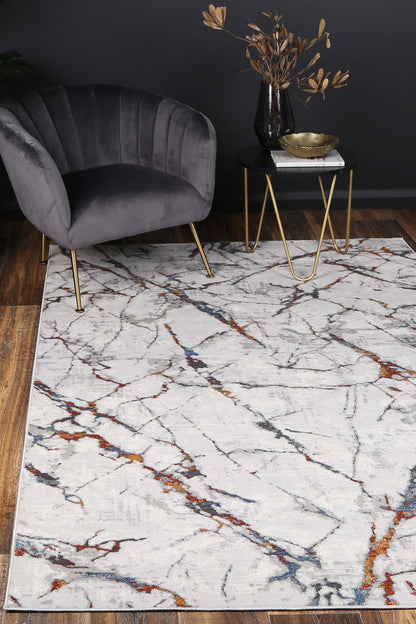 Motifera Vincent Grey & Multi Abstract Rug