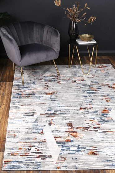Motifera Michael Grey & Multi Abstract Rug