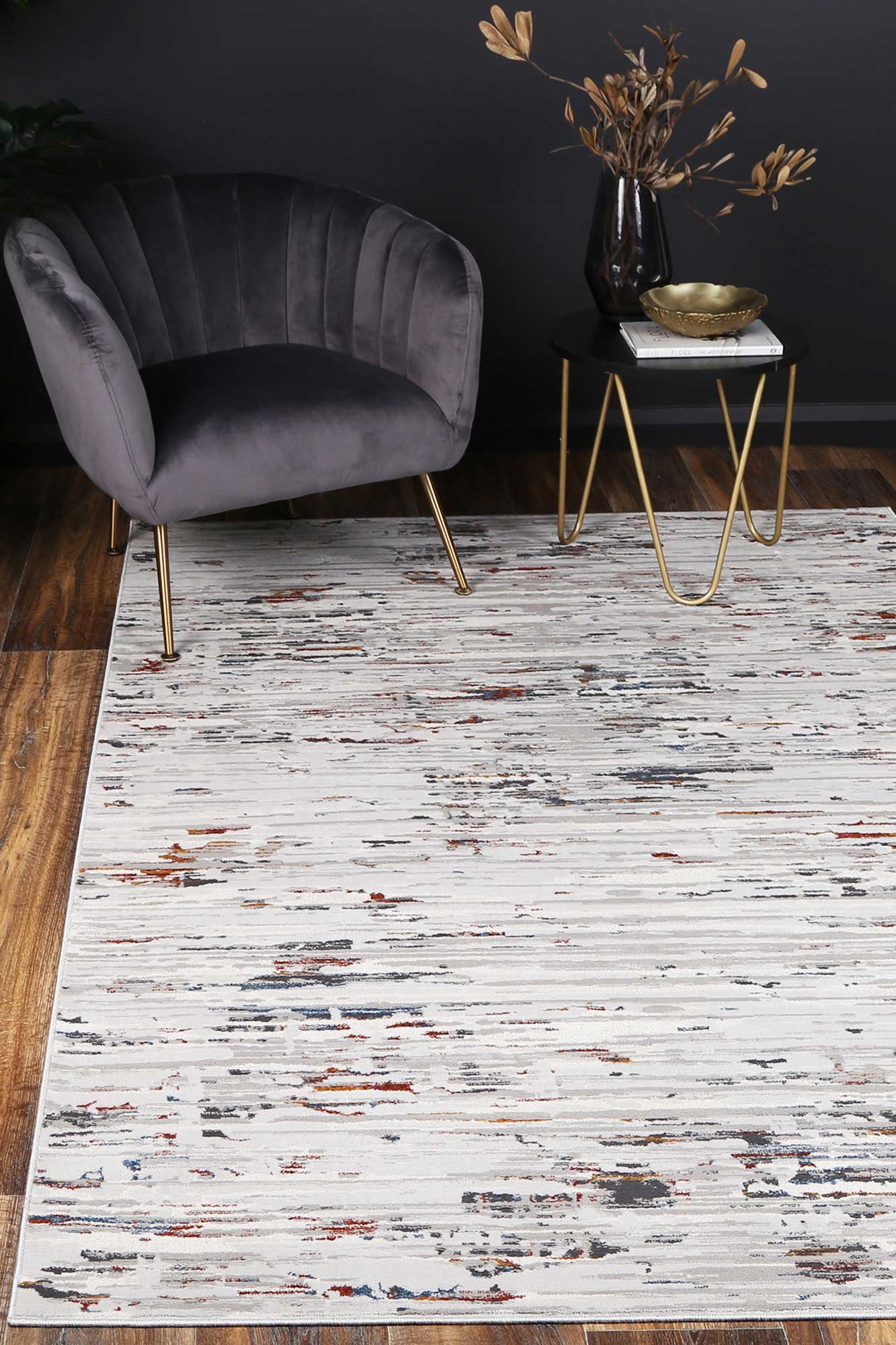 Motifera Thomas Grey & Multi Abstract Rug