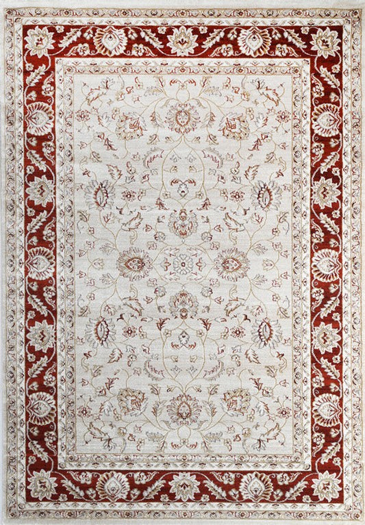 Collagio Francesca Cream & Red Traditional Rug