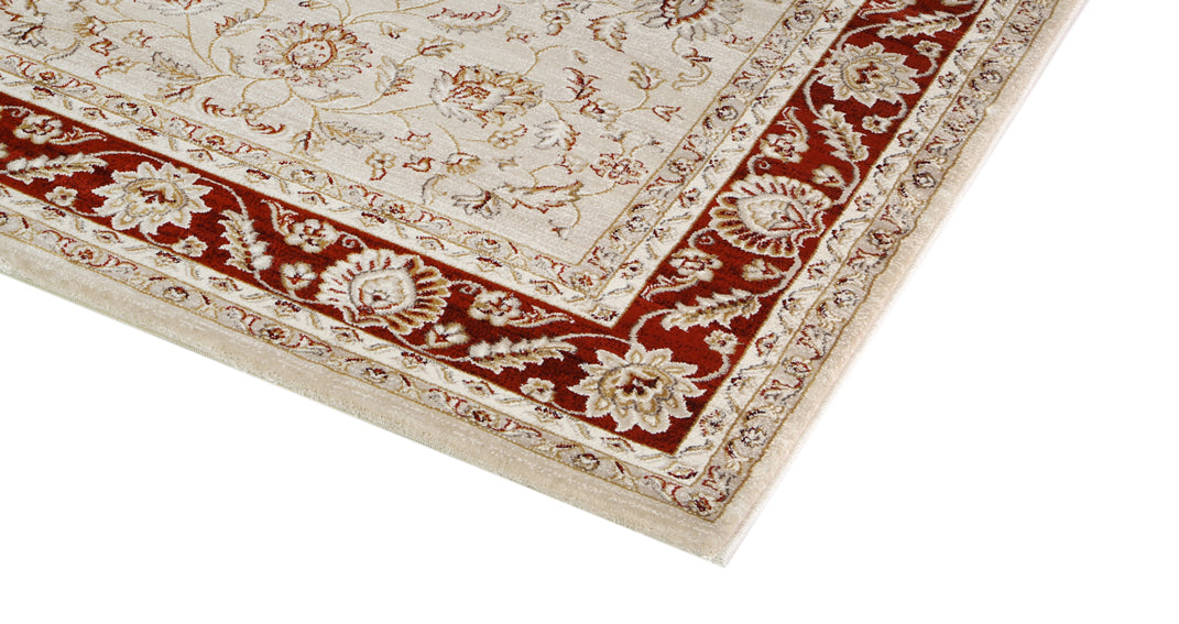 Collagio Francesca Cream & Red Traditional Rug