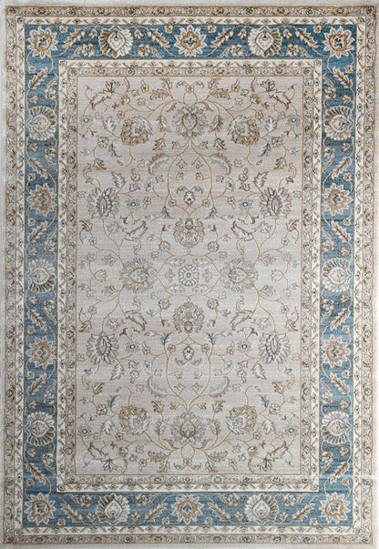 Collagio Francesca Cream & Blue Traditional Rug