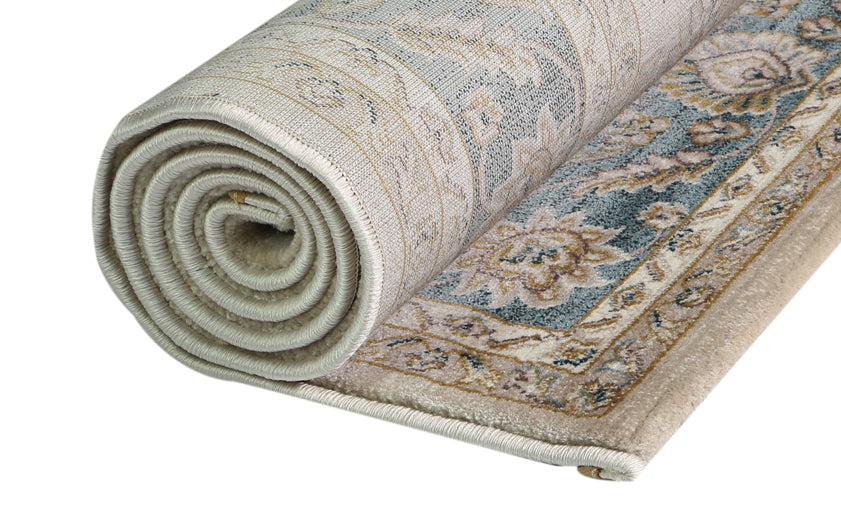 Collagio Francesca Cream & Blue Traditional Rug