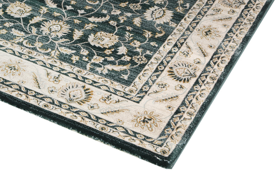 Collagio Francesca Green & Cream Traditional Rug