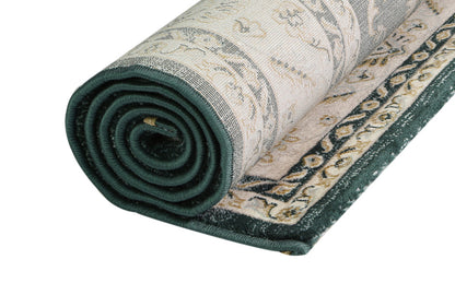 Collagio Francesca Green & Cream Traditional Rug