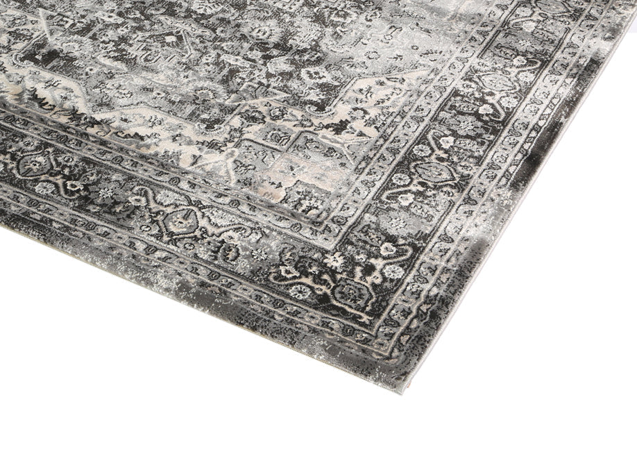 Collagio Teresa Charcoal Traditional Rug