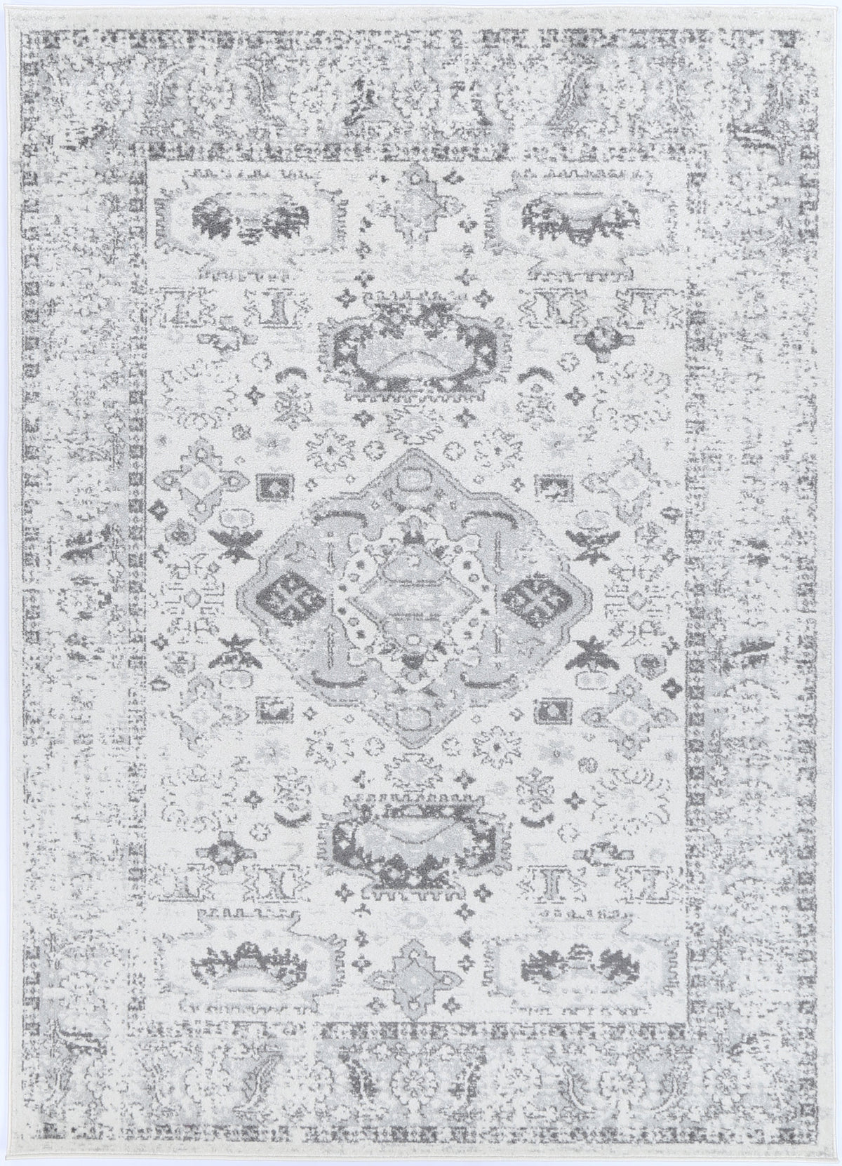 Provence Trellis Cream & Light Grey Rug