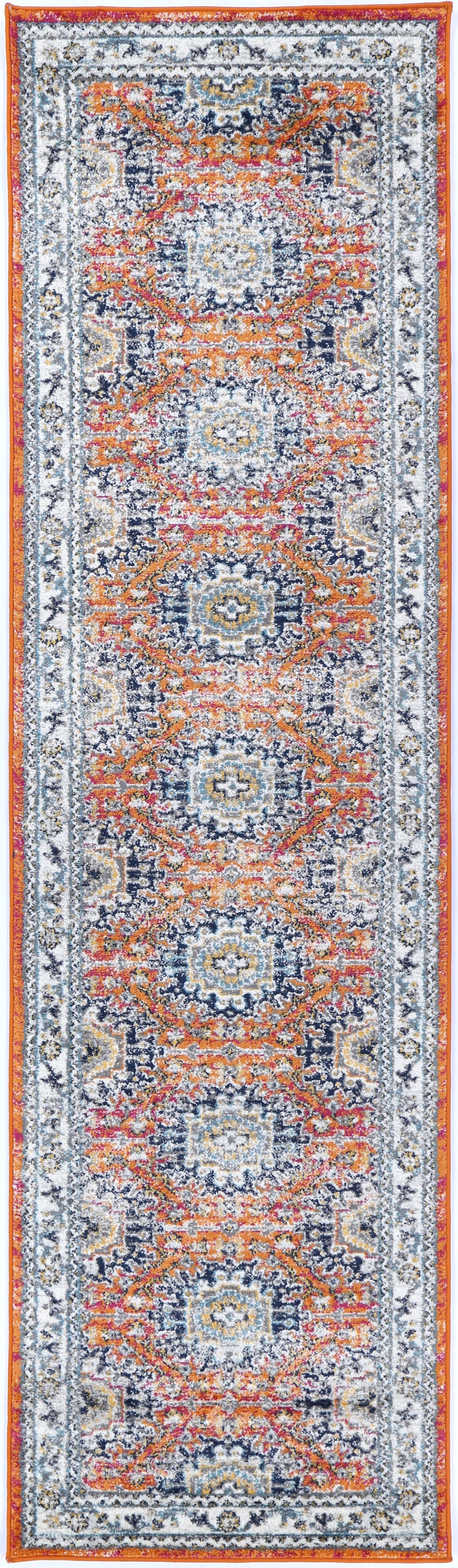 Rug & Rest Pagnol Rust Multi Traditional Rug - PROV20
