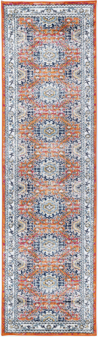 Rug & Rest Pagnol Rust Multi Traditional Rug - PROV20