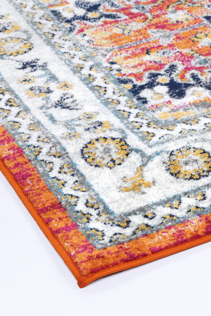 Rug & Rest Pagnol Rust Multi Traditional Rug - PROV20