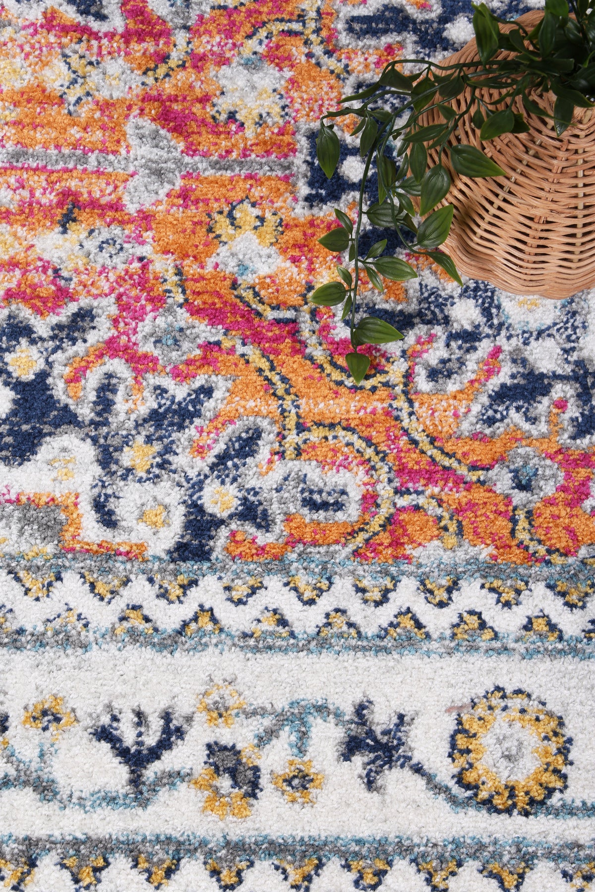 Rug & Rest Pagnol Rust Multi Traditional Rug - PROV20