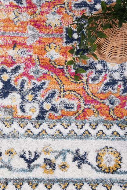 Rug & Rest Pagnol Rust Multi Traditional Rug - PROV20