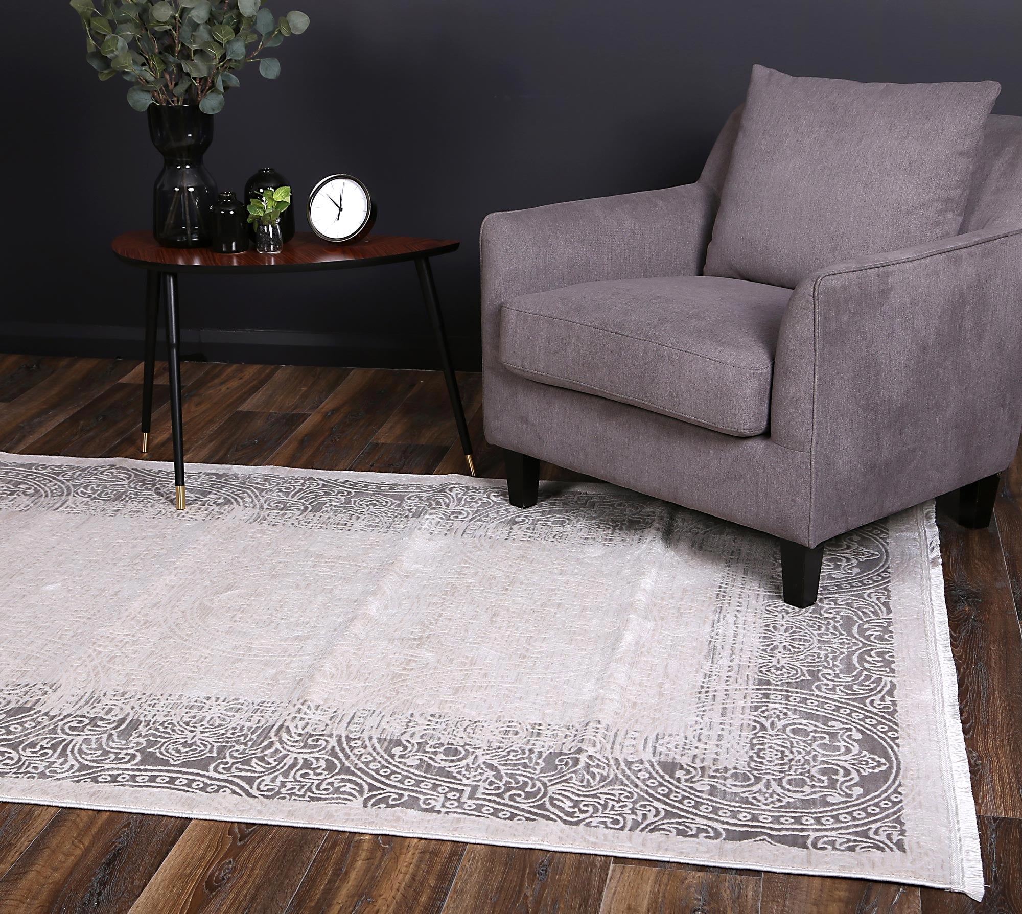 Alderra Bach Ash Contemporary Rug
