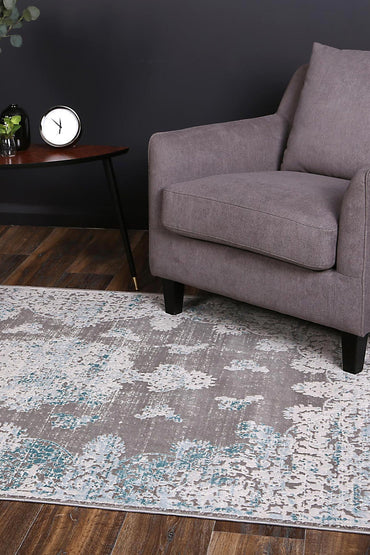Alderra Bizet Blue Traditional Rug