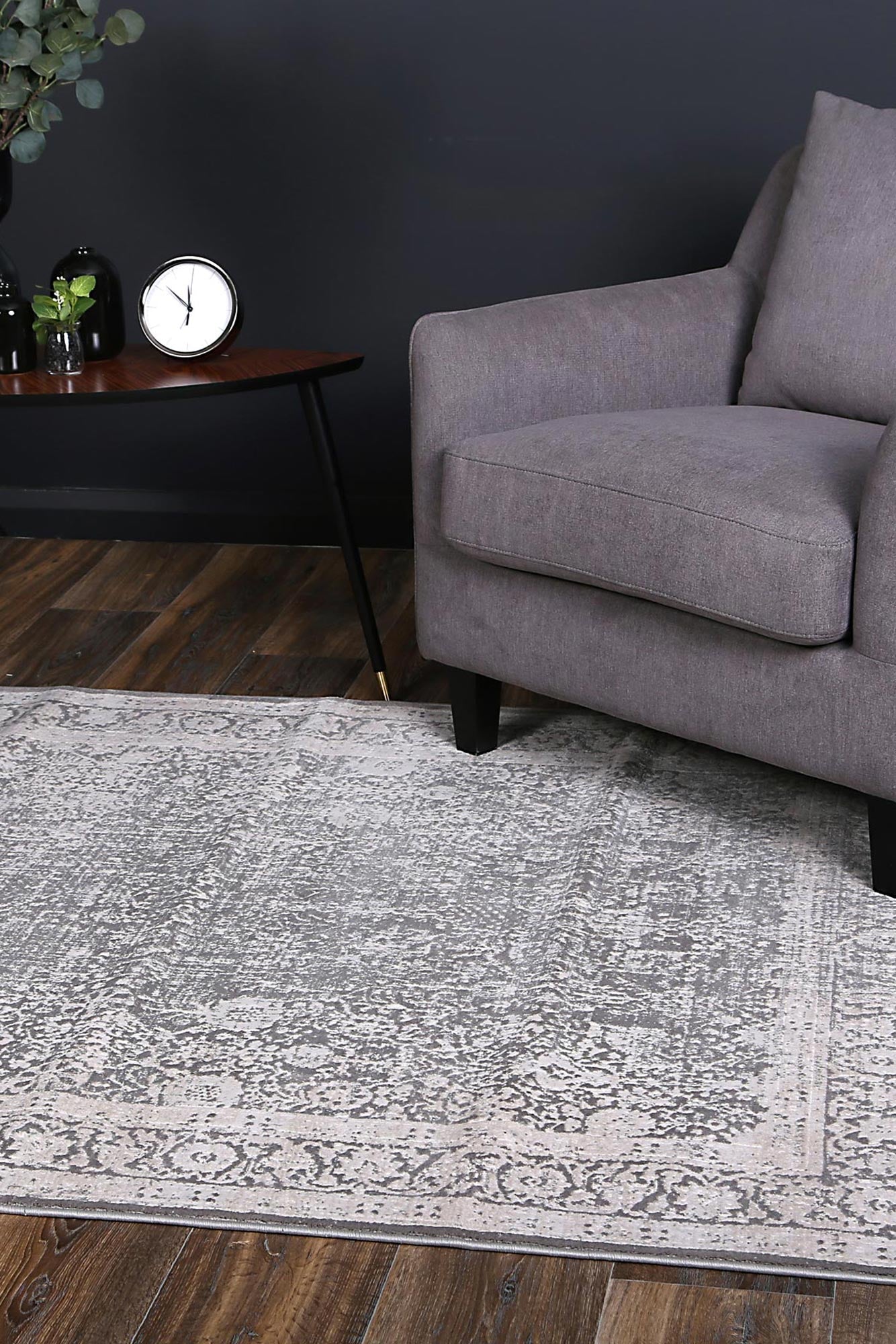 Alderra Liszt Grey Transitional Rug