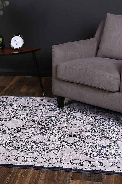 Alderra Rossini Navy Traditional Rug