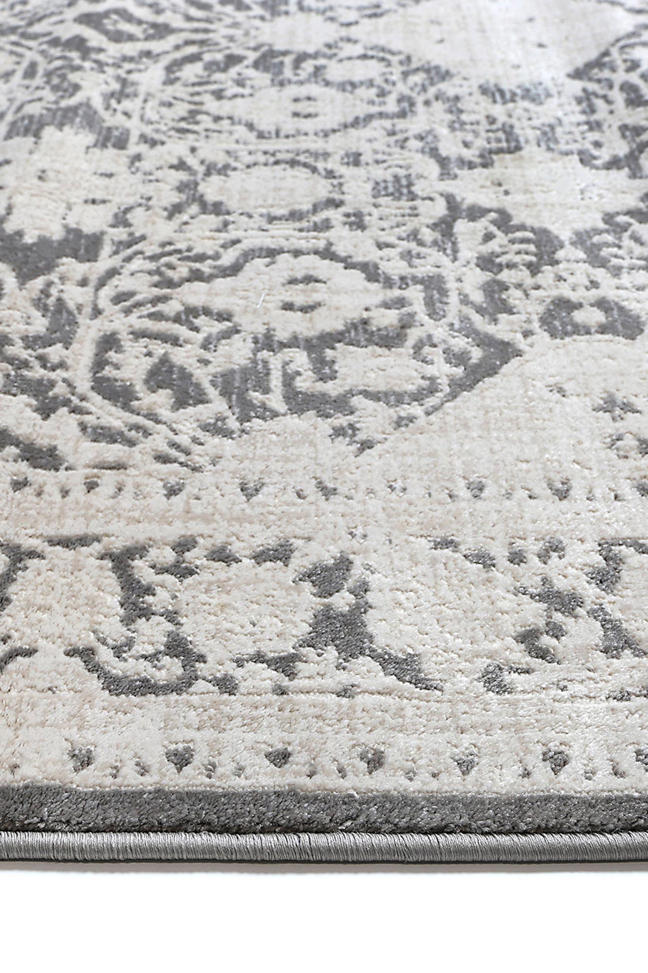 Alderra Rossini Grey Traditional Rug