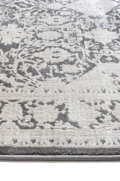 Alderra Rossini Grey Traditional Rug