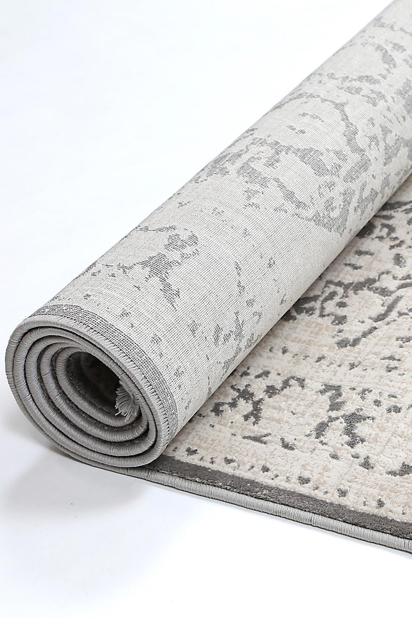 Alderra Rossini Grey Traditional Rug
