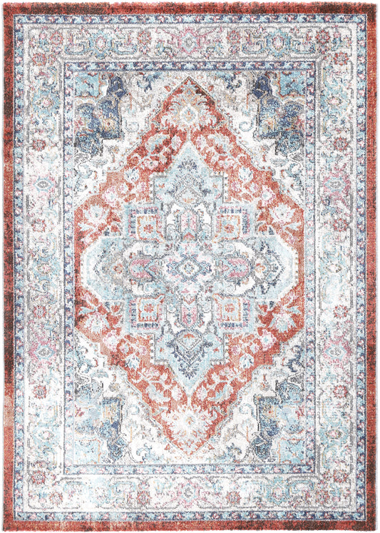 Glenmere Seo Terracotta & Ivory Transitional Rug