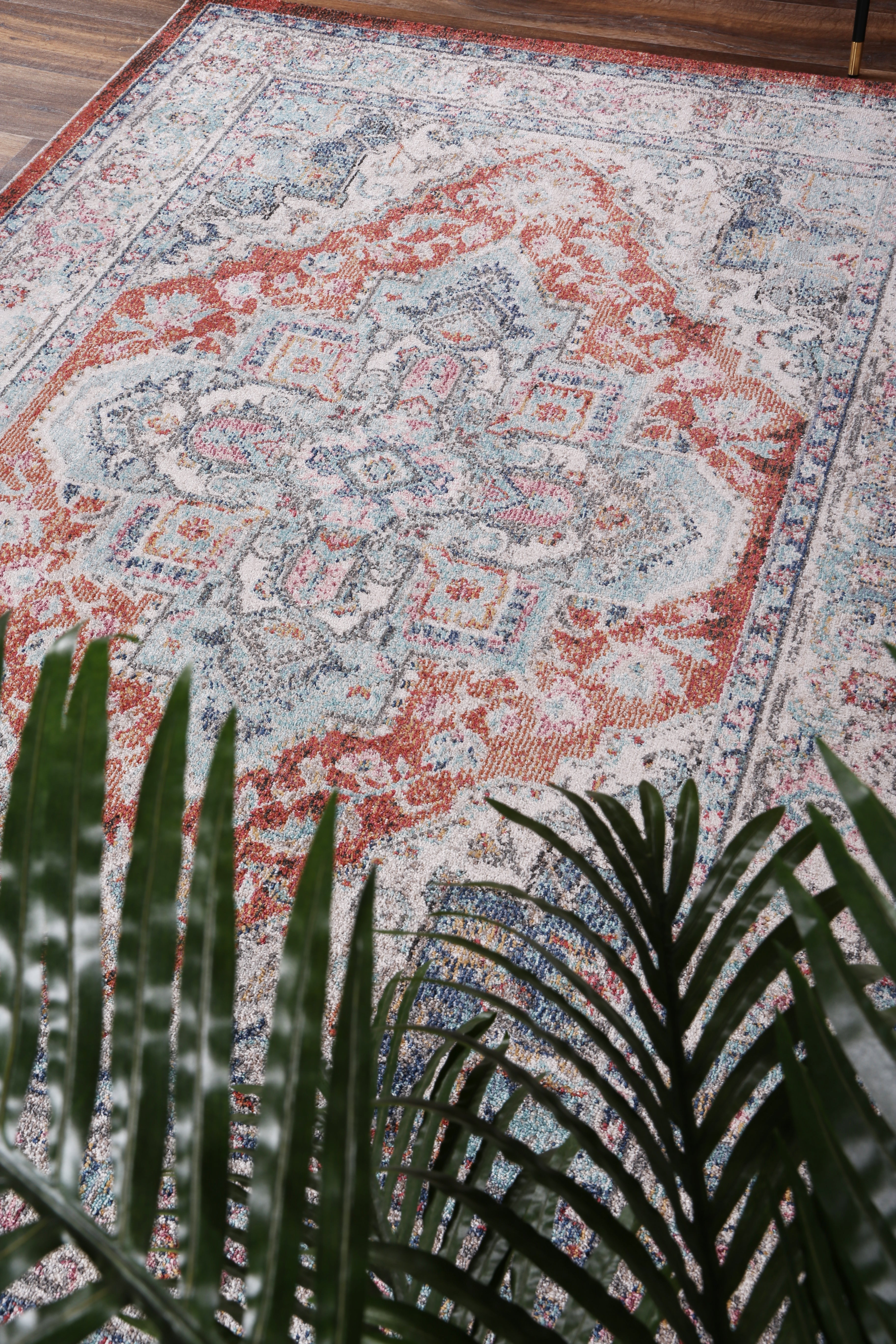 Glenmere Seo Terracotta & Ivory Transitional Rug