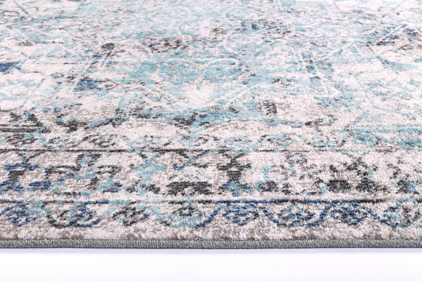 Glenmere Adrianita Ivory & Blue Transitional Rug