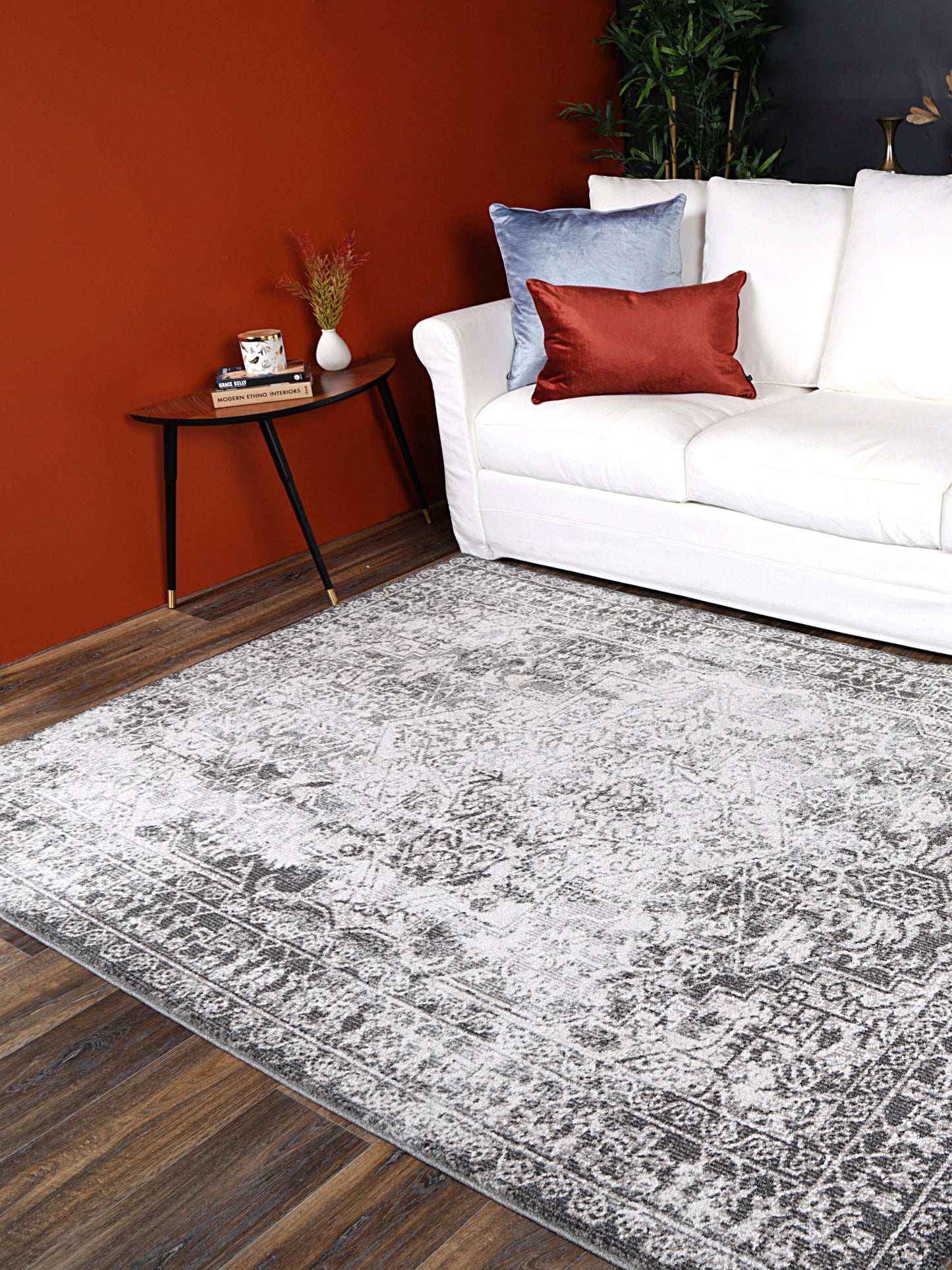 Glenmere Carine Ivory & Grey Transitional Rug