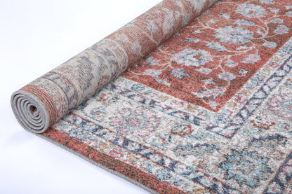 Glenmere Luda Terracotta Transitional Rug
